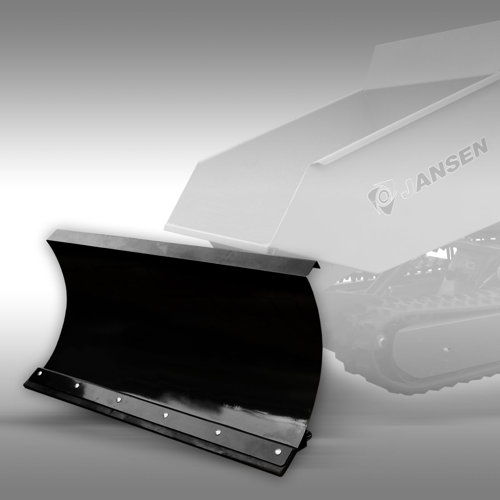 Sneeuwschuiver voor rupsdumper Jansen RD-200, RD-300 en RD-500