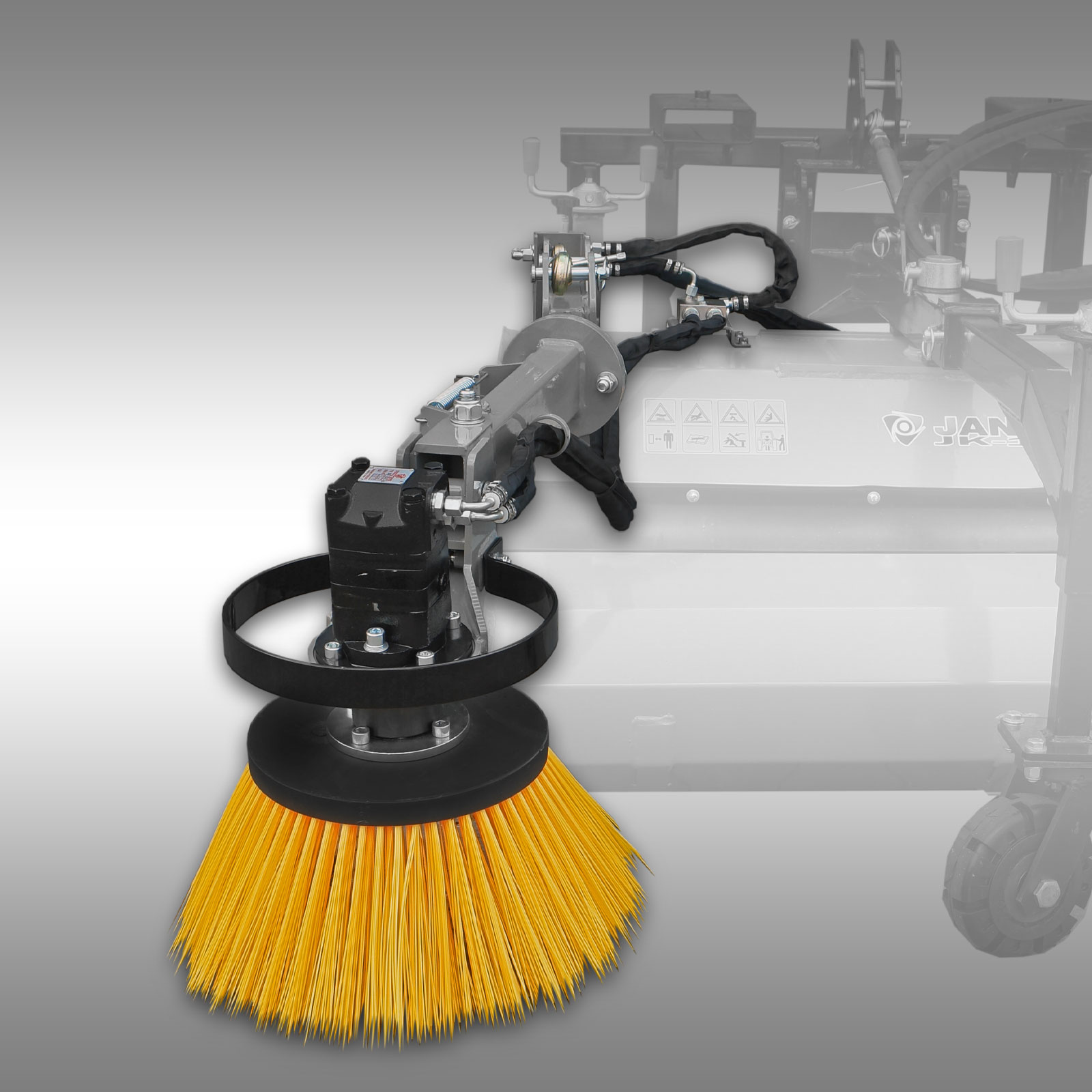 Hydraulische zijborstel voor JK-130 veegmachine Jansen