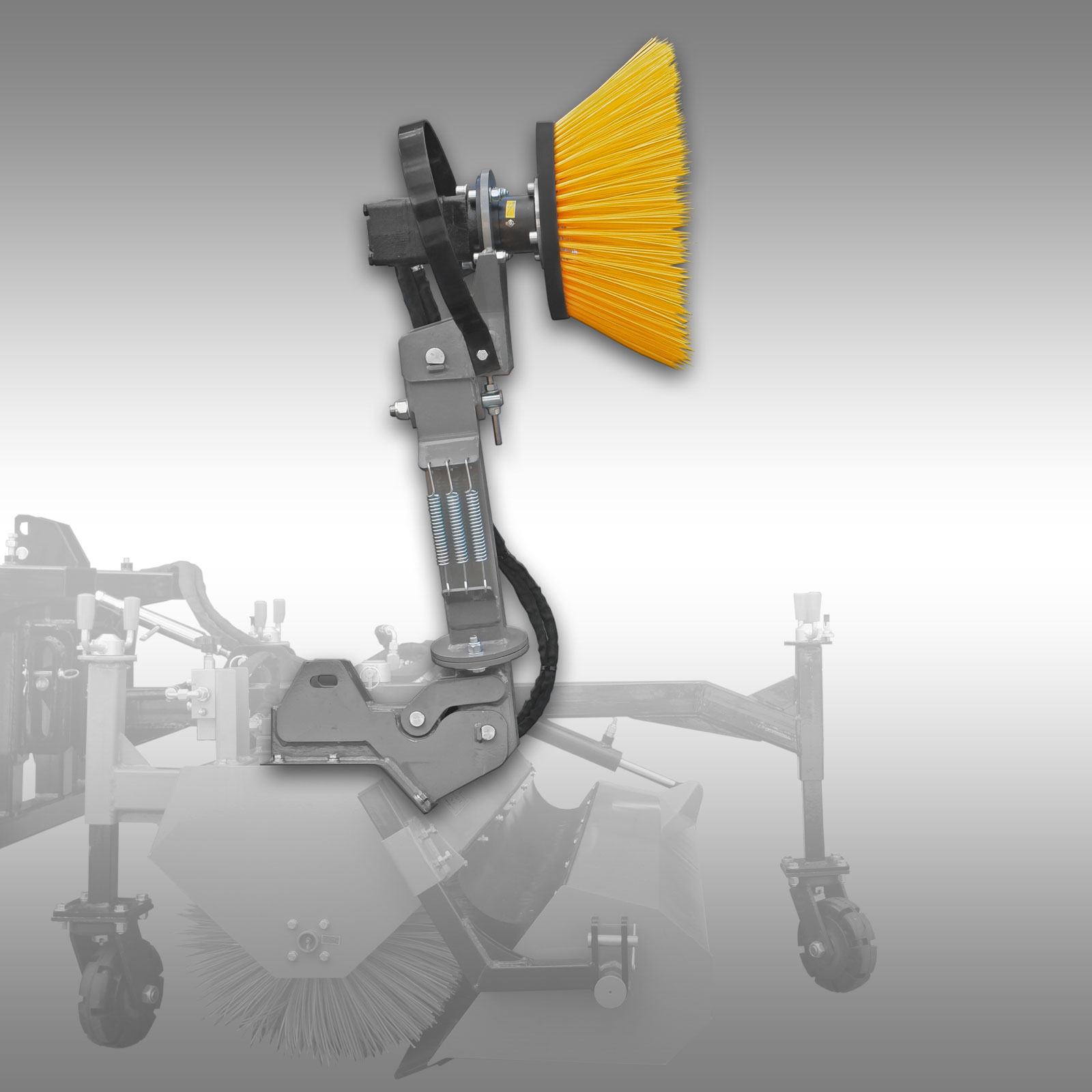 Hydraulische zijborstel voor JK-130 veegmachine Jansen